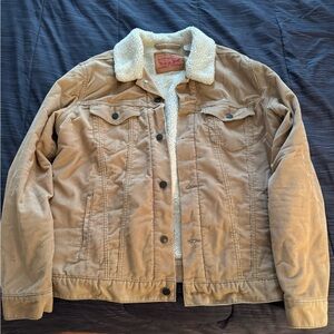 Levi's Tan Sherpa-Lined Jacket